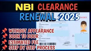 NBI CLEARANCE RENEWAL 2025 WITH DOOR TO DOOR DELIVERY | HOW TO RENEW NBI CLEARANCE ONLINE 2025