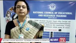 NCVRT | GEORGE TELEGRAPH VTC | TESTIMONIAL OF CENTRE CO - ORDINATOR | BEHALA, KOLKATA | WEST BENGAL