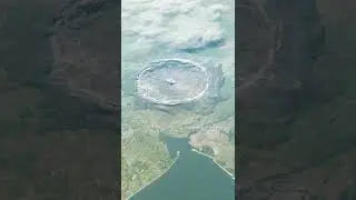 Tycho Moon Crater Size Compared to New York #moon #newyork #comparison