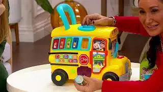 Cocomelon Ultimate Learning Bus Interactive Teaching Toy on QVC