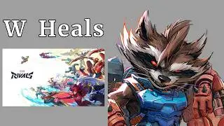 Healing as Rocket in Marvel Rivals