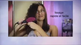 GLAM'BRUSH - Brosse &agrave; Cheveux Chauffante et Lissante de M6 Boutique
