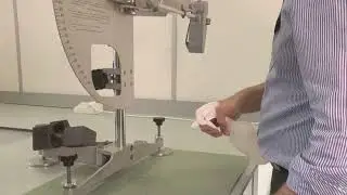 Testes para pisos de seguran&ccedil;a - Teste de P&ecirc;ndulo