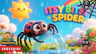 Itsy Bitsy Spider 🕷️ | Long Animated Nursery Rhyme for Kids | Fun Learning Song | 3D Cartoon Rhymes