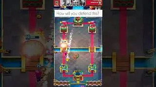 How will you defend this in Clash Royale #clashroyale #clashroyaleshorts #clashroyalelive #viral