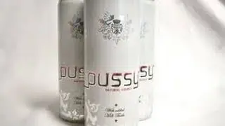 downing a pussy energy drink