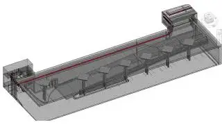 Project: Underground parking. Convert point cloud data to 3D Revit model.