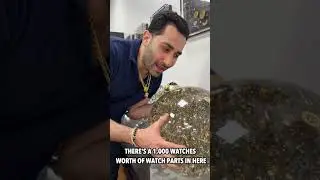 Over 1,000 Vintage Watch Parts in a $100,000 Sculpture #traxnyc #watches #shorts