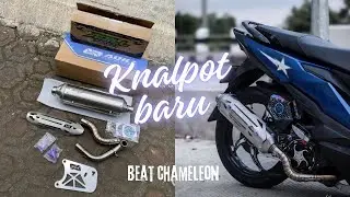 BEAT CHMLN GANTI KNALPOT AQIL PERFOMANCE
