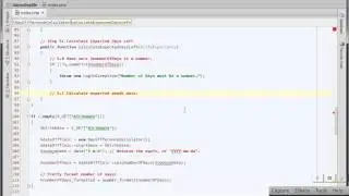 Learn To Code - Lesson 1.3: Number of Days v2 [time lapse]