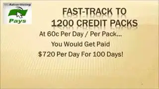 How To Get My Advertising Pays To 1200 Credit Packs
