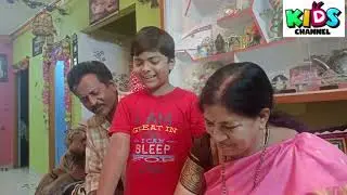 KIDS KIRAAK | BUBBLY NISHANTH GRANDMOTHER'S BIRTHDAY CELEBRATION |