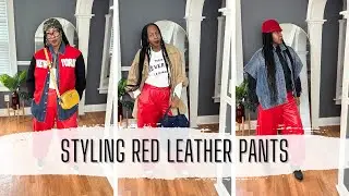 STYLING THE  DUPE || THE FRANKIE SHOP FAUX LEATHER PANTS FROM SHEIN #Outfitinspo
