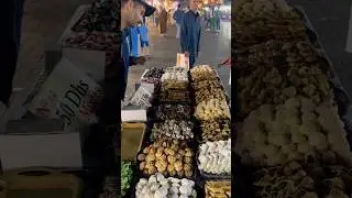 Have you ever tried the Moroccan sweets? Jemaa El fbaa square Marrakesh morocco #shorts #morocco