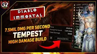 7.5 Million Damage Per Second | Tempest Highest DPS Build | Diablo Immortal