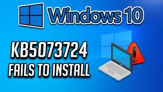 FIX 2026 01 Security Update KB5073724 19045.6809 and 19044.6809 Not Installing in Windows 10 Version