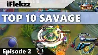 1 VS 5 SAVAGE IS EASY?! TOP 10 SAVAGES #2 MOBILE LEGENDS
