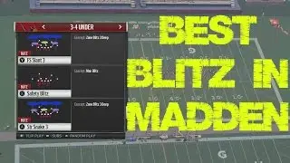 Madden 17 Nano Blitz | Best Blitz in Madden | Fast 4 man edge!! 3-4 Under Fs Slant 3 | Madden Tips