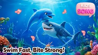 [ KIDS SONG ] Swim Fast, Bite Strong! | Educational Song for Children |