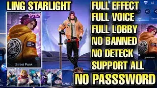 Script Skin Ling Starlight • Full effect voice • No passsword • New Pacth