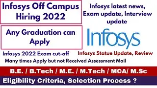 Infosys off Campus drive for freshers 2022 | Batch 2019 to 2022 | Infosys Recruitment process 2022