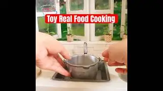 TOY REAL FOOD COOKING | Chinese Recipe  #miniaturecusina #shortvideo #asmrsounds