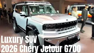 2026 Chery Jetour G700 FirstLook Walkaround&mdash;Shanghai Auto Show 2025 | 4K