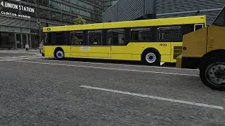 OMSI 2 JUTC Bus On Route 124 in Downtown Chicago