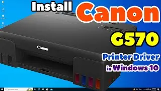 Как загрузить и установить драйвер принтера Canon PIXMA G570 на ПК или ноутбук с Windows 10 🖨️