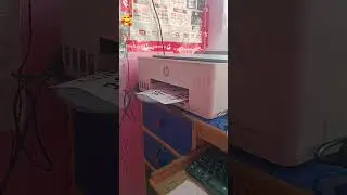 Hp smart tank525 printer se print paper ✅#viralvideo #technicalshorts #shortsreels