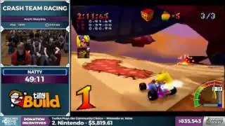 AGDQ 2017 - Room claps that donators Grandpa has died of cancer during Crash Team Racing [Cringe]