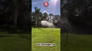 Water Cannon Wildfire Defense Sprinkler Rain Gun on Tripod (with High Performance Pool Fire Pump)