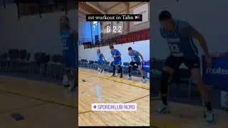 Gilas Pilipinas practice in Europe