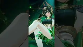 Nefer Attack Showcase | Elemental Skill | Elemental Burst | Charge Attack #genshinimpact #gameplay