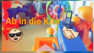 Ab die Kita und nie wieder raus🔐/Roomtour/Neue Kita🏡Sonnenschein☀/Challenge👶/Playmobil Deutsch