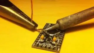 How to remove SMD chip without hot air (square chip)