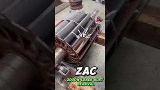 ZAC Laser Cleaning Machine#laserrustremoval #lasercleaningmachine  #laserrustremoval  #lasercleaner