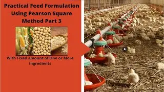 Practical Feed Formulation Using Pearson Square Method Part 3