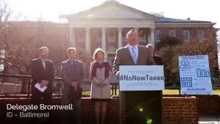 Delegate Bromwell Stands Up Against New Small Business Tax