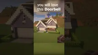Minecraft Doorbell Using Redstone & Note Block 🔔