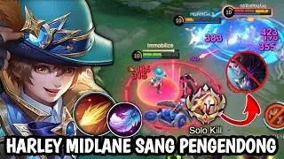 Harley Midlane, the Skilled Carrier, Uses Flameshot to Defeat Enemies ~MLBB