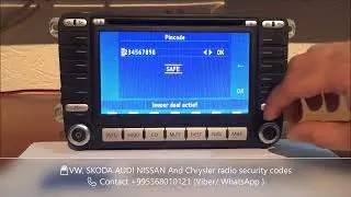 VW Radio Navigation System MFD code ( unlock )