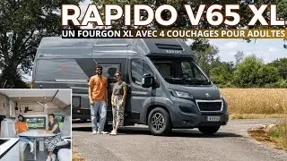 Rapido V65 XL : un grand fourgon familial &agrave; d&eacute;couvrir en vid&eacute;o