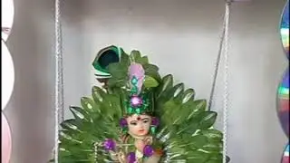 New and Unique ideas for Krishna hindola | lalan Shingar #shorts #krishnashringar #hetugohil