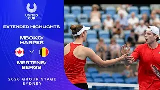 Mboko/Harper v Mertens/Bergs Extended Highlights | United Cup 2026 Group B