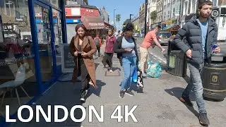 CROYDON West Croydon, London Road, Sunday at around Noon in May / London CR0 – N059 [4K]