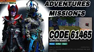 Bgmi wow mode code 61465🔥 adventures mission's#bgmi #pubgmobile #pubg #games 