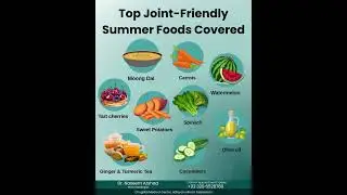 Top 9 Summer Foods for Healthy Joints | Anti-Inflammatory & Hydrating!
