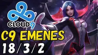 C9 EMENES ルブラン(LeBlanc) VS サミーラ(Samira) MID patch 13.8 EUW RANK