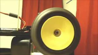 Ballooning Tires and Ceramic Bearing Spin Test Brushless Duratrax Evader EXT2.wmv